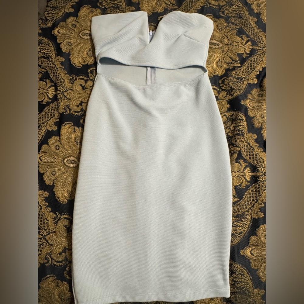 Elegant Light Gray Women's Dress